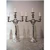 Image 1 : Silver Plated Three Light Candelabra  #2110616