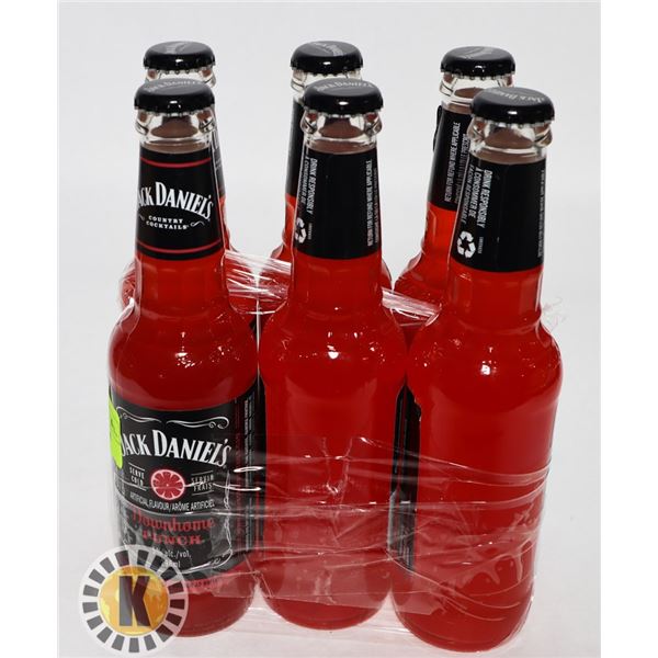 6 JACK DANIEL'S DOWNHOME PUNCH 296ML. 5%ALC.