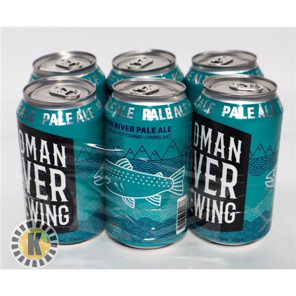 6 PACK OLDMAN RIVER PALE ALE 355ML. 6.0 %