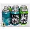 Image 1 : 6 PACK OLDMAN RIVER ASSORTED- 355ML- 4% & 6%ALC.