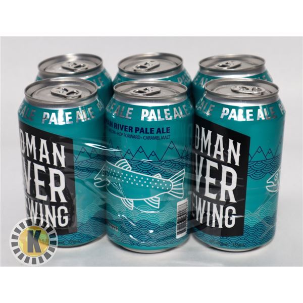 6 PACK OLDMAN RIVER PALE ALE 355ML. 6.0 %
