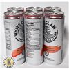 Image 1 : WHITE CLAW RUBY GRAPEFRUIT- 6 CANS * 355ML  5%ALC.