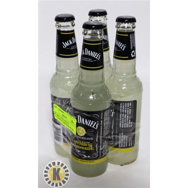 4 * 296ML JACK DANIELS' LYNCHBURG LEMONADE, 5% ALC