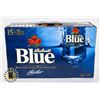Image 1 : CASE OF LABATT BLUE- 15 * 355ML; 5.0%ALC.