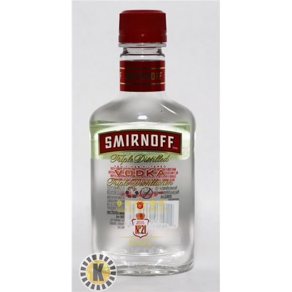 SMIRNOFF TRIPLE DISTILLED VODKA  200ML 40% ALC.