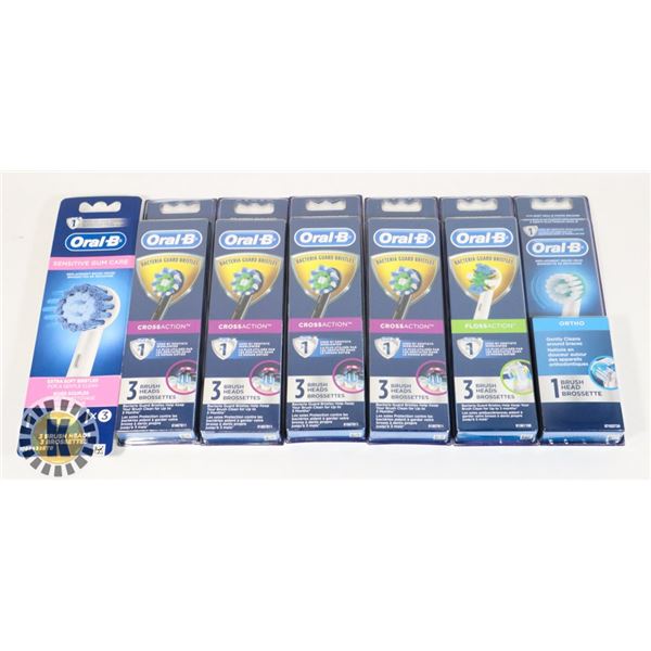 BAG OF ORAL-B TOOTH-BRUSHES