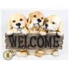 Image 1 : 3 PUPPY WELCOME DECORATIONS