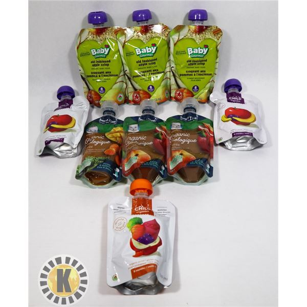 BAG OF ASSORTED BABY SNACKS INCLUDES SMART FLOW