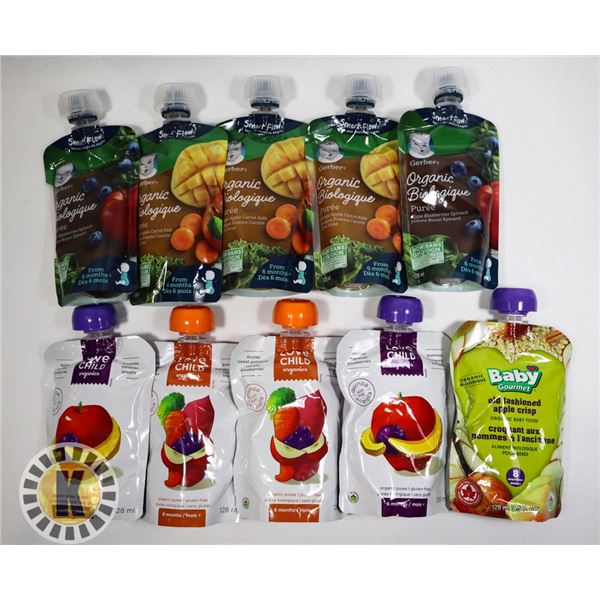 BAG OF ASSORTED BABY SNACKS INCLUDES SMART FLOW