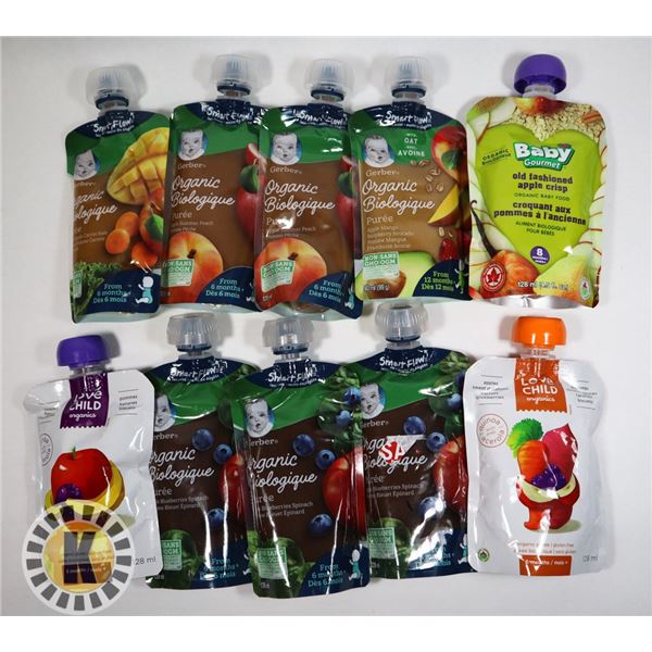 BAG OF ASSORTED BABY SNACKS INCLUDES SMART FLOW