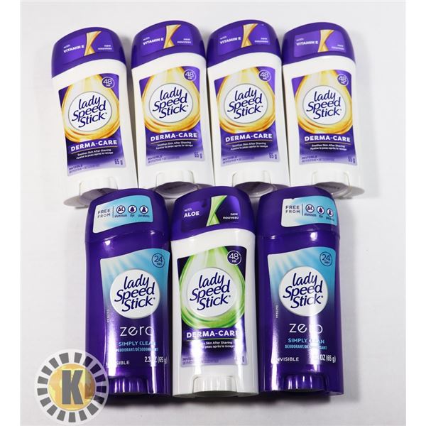 ASSORTED BAF OF NEW LADY SPEED STICK