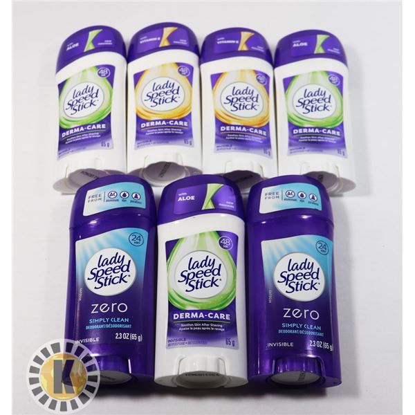 ASSORTED BAF OF NEW LADY SPEED STICK
