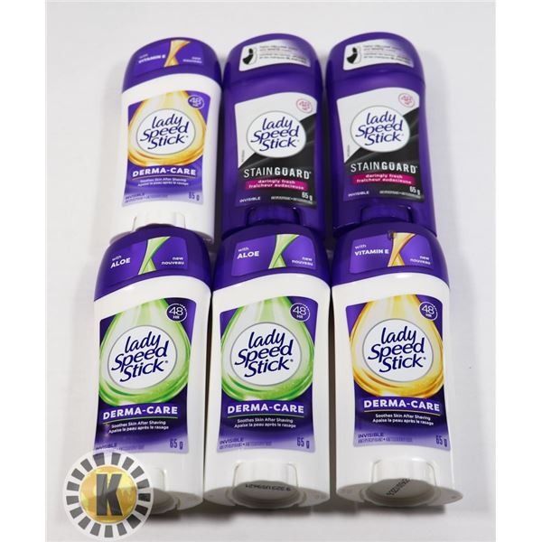 ASSORTED BAF OF NEW LADY SPEED STICK