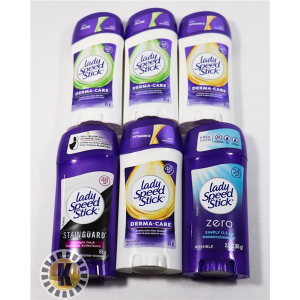 ASSORTED BAF OF NEW LADY SPEED STICK