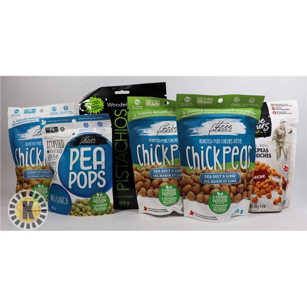 BAG OF ASSORTED CHICK PEAS AND PISTACHIOS
