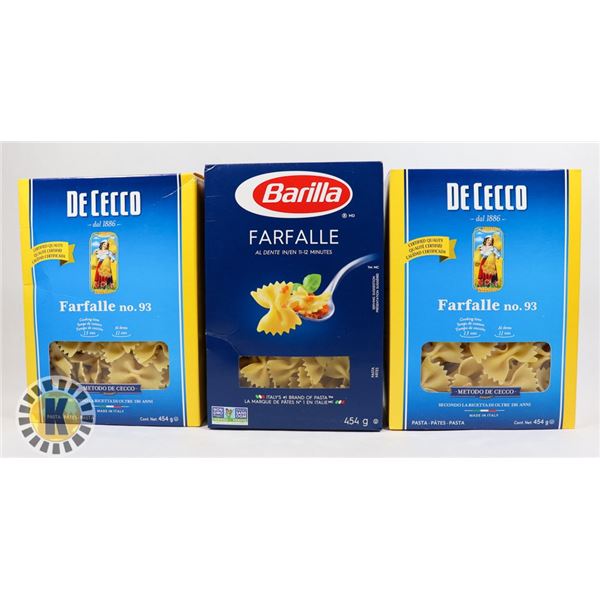 BAG OF BRILLA AND DECECCO PASTA