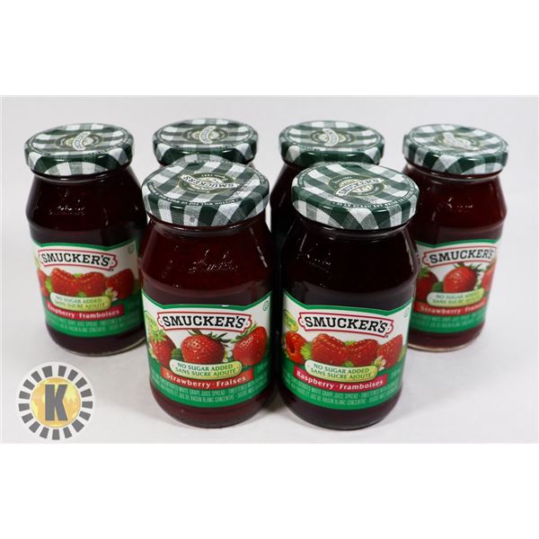 BAG OF ASSORTED SMUCKER'S JAM