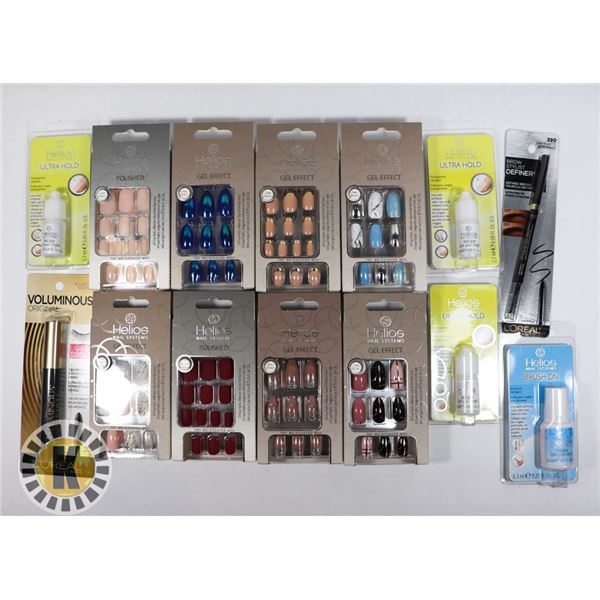 BAG OF ASSORTED BEAUTY PRODUCTS