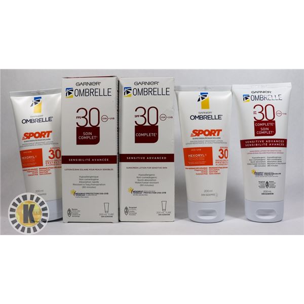 BAG OF GARNIER OMBRELLE SUNSCREEN