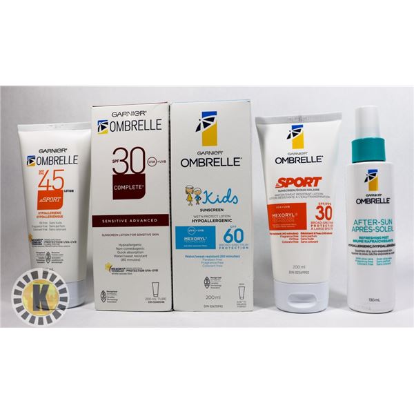 BAG OF GARNIER OMBRELLE SUNSCREEN