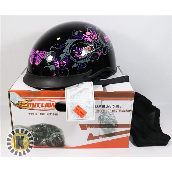NEW SIZE XSMALL OUTLAW HELMET
