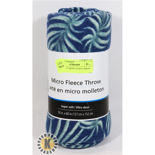 NEW MICRO FLEECE THROW BLANKET