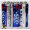 Image 1 : 6 PACK MICHELOB ULTRA 90 CAL. 355ML. 4%ALC.