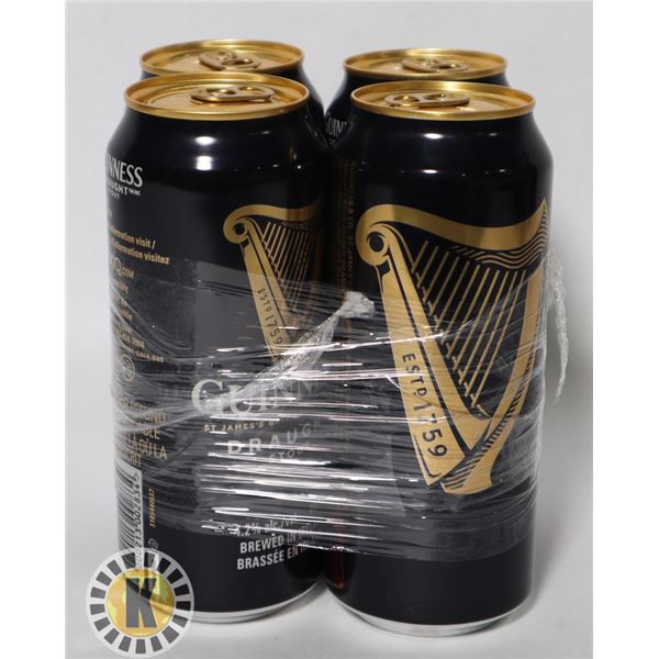 GUINNESS DRAUGHT 4 * 440ML; 4,2% ALC.