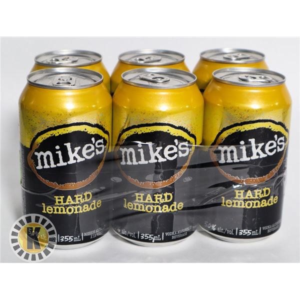 6 PACK MIKES HARD LEMONADE 355ML 5% ALC.