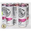 Image 1 : 7 PACK WHITE CLAW. ASSORTED FLAVORS 5% ALC.  355ML