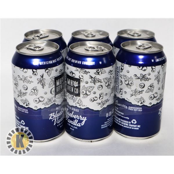 6 PACK MH BREW CO 355ML 4.6% ALC.