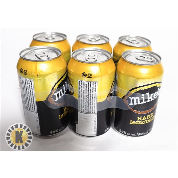 6 PACK MIKE'S HARD  LEMONADE 355ML; 5.0% ALC.