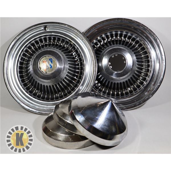 VINTAGE BUICK HUB CAPS