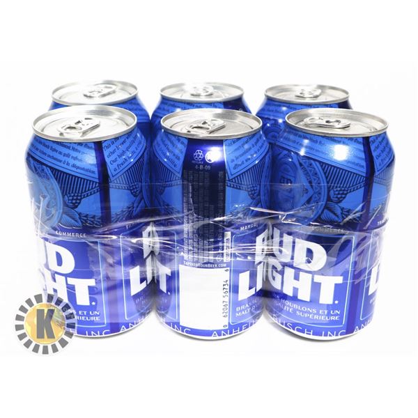 BUDLIGHT 6 * 355ML; 4.0% ALC.
