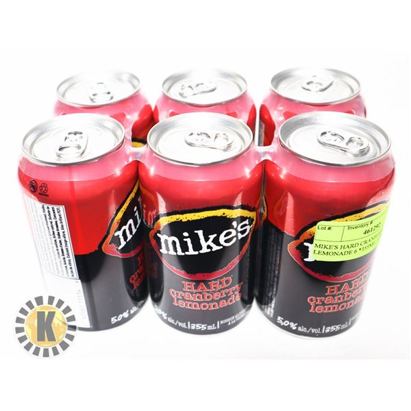 MIKE'S HARD CRANBERRY LEMONADE 6 *355ML; 5.0% ALC.