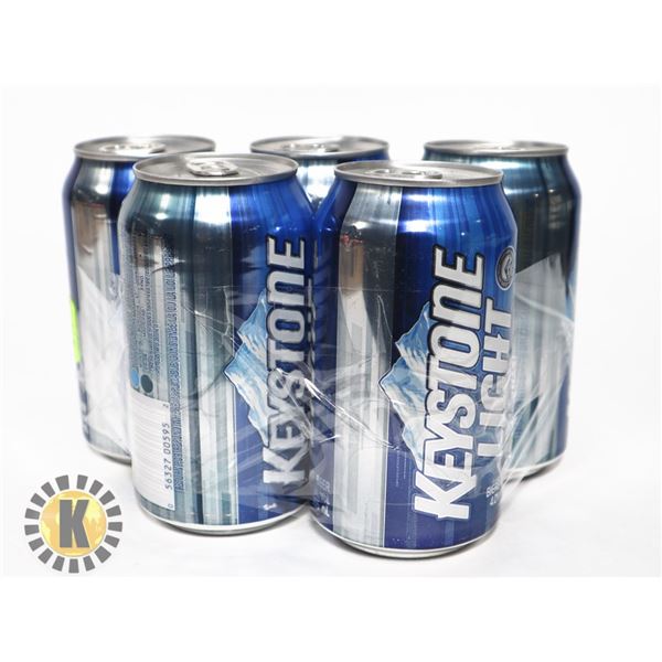 5 PACK  KEYSTONE BEER 355ML 4.0% ALC.