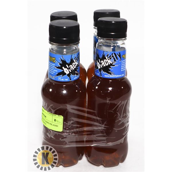 4 PACK BLACK FLY LONG ISLAND ICE TEA  400ML 7%ALC.