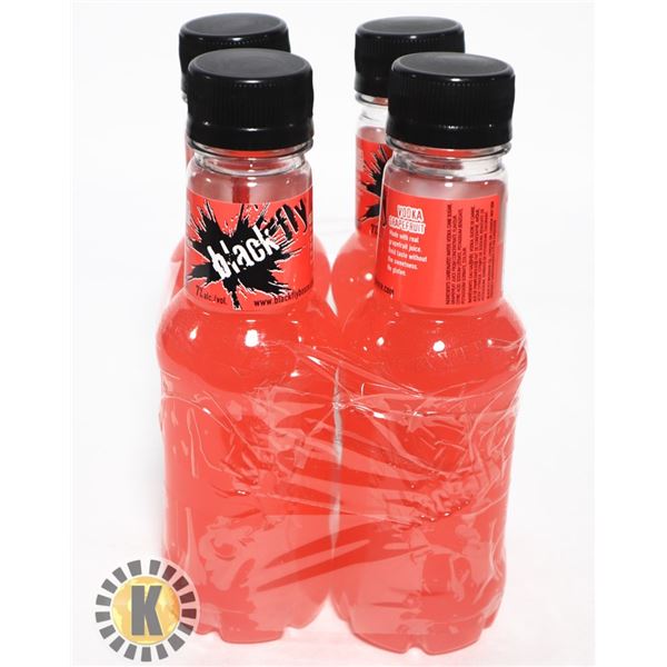 4 PACK BLACK FLY- VODKA GRAPEFRUIT - 400ML 7%ALC.