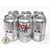 Image 1 : COORS LIGHT 6 *  355ML; 4.0%