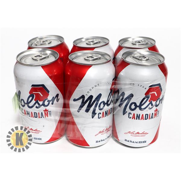 MOLSON CANADIAN  6 * 330ML; 5.0 % ALC.