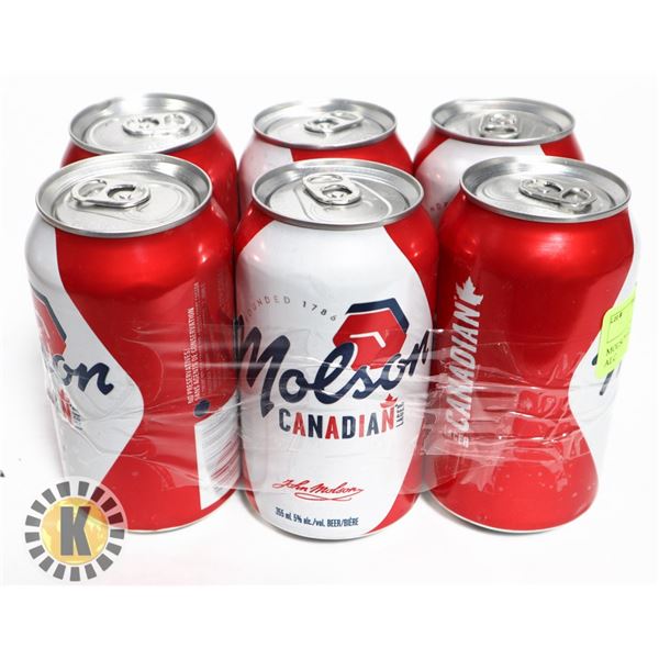 MOLSON CANADIAN  6 * 330ML; 5.0 % ALC.