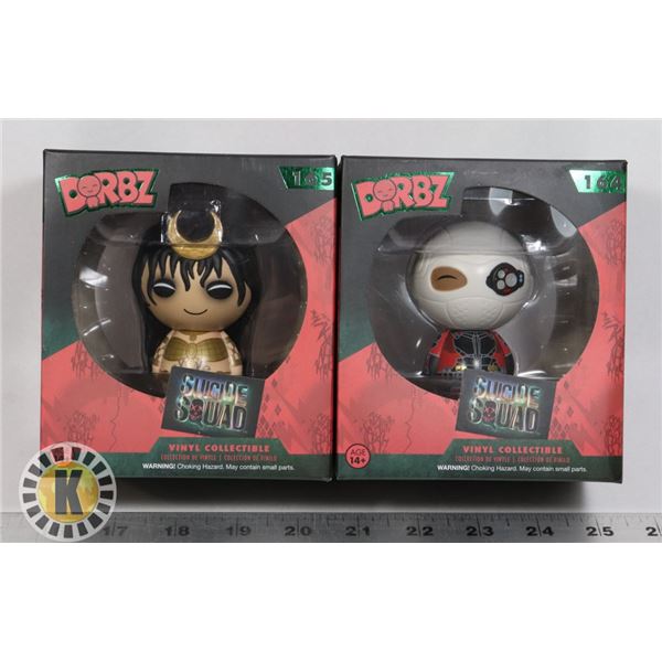 TWO DORBZ SUICIDE SQUAD FIGURES