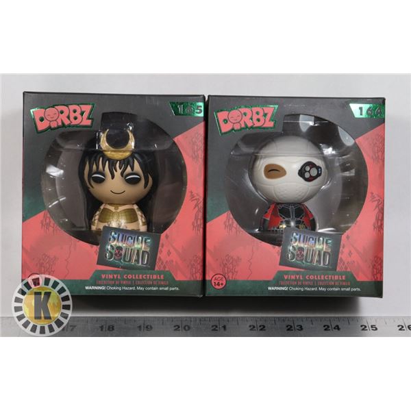 TWO DORBZ SUICIDE SQUAD FIGURES