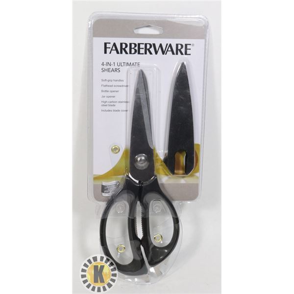 NEW FARBERWARE 4 IN 1 ULTIMATE SHEAR SET