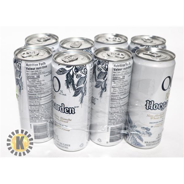 8 PACK HOEGAARDEN. 330ML. 0.0% ALC.