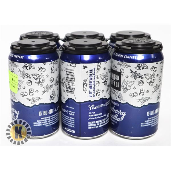 6 PACK MH BREW CO  BEER  355ML. 4.6%ALC.