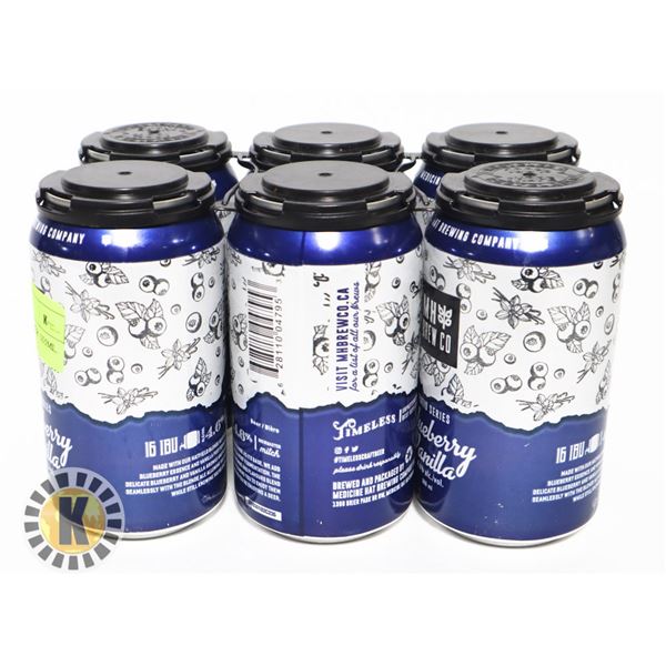 6 PACK MH BREW CO  BEER  355ML. 4.6%ALC.