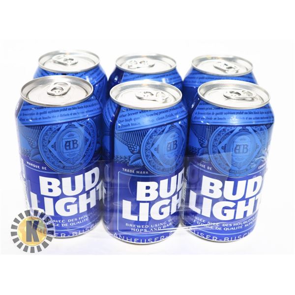 6 PACK CAN BUDLIGHT 355ML 4.0% ALC.