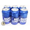 Image 1 : 6 PACK CAN BUDLIGHT 355ML 4.0% ALC.