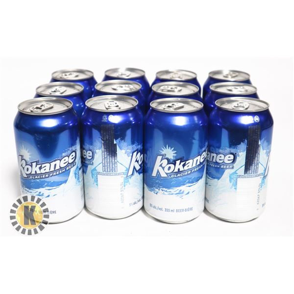 12 PACK  KOKANEE BEER 355ML 5.0% ALC.